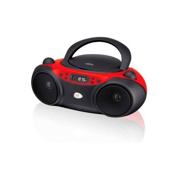Dpi GPX BC232R Radio/CD Player Boombox - 1 x Disc - Red - CD-DA BC232R - main